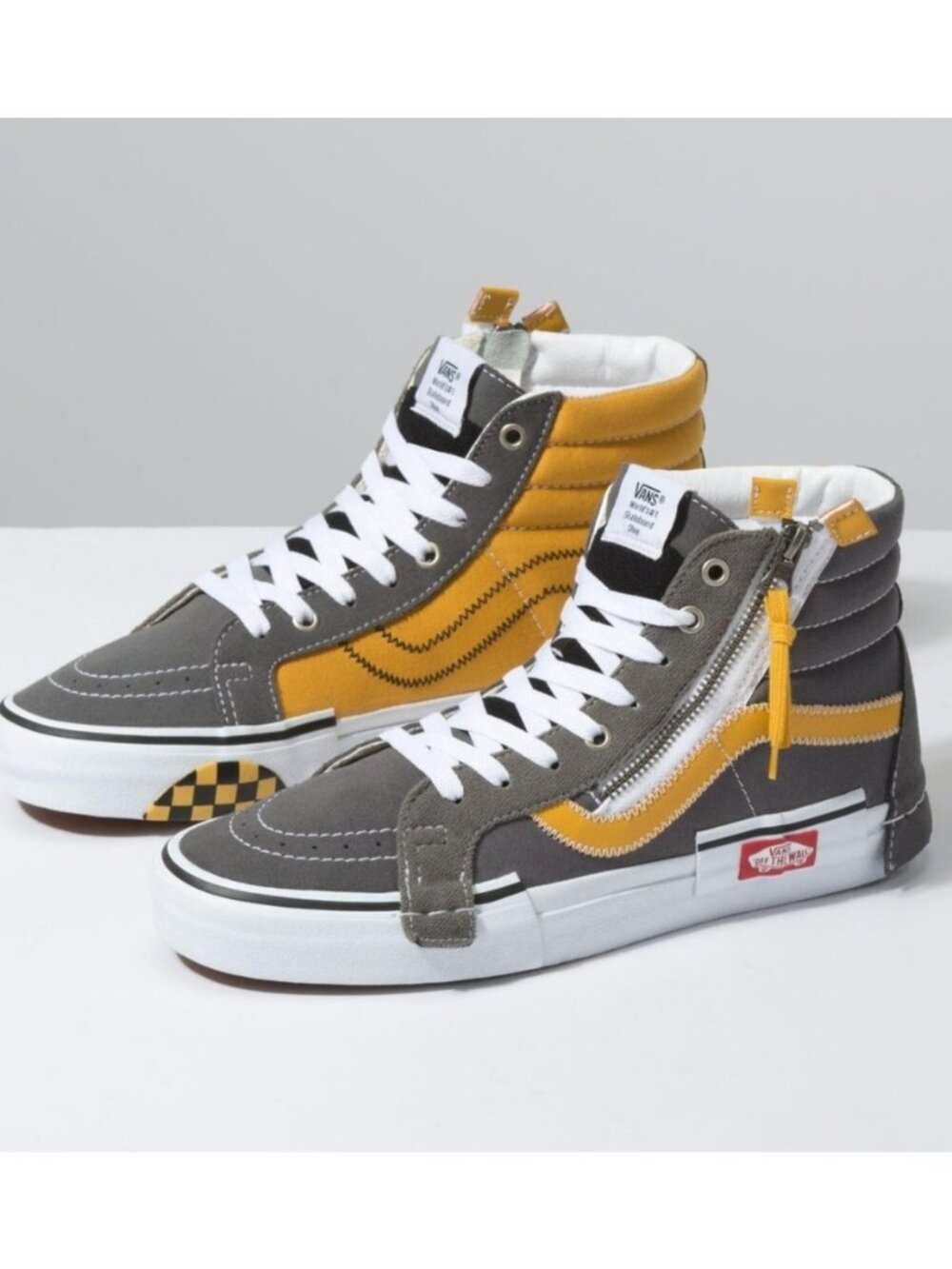 NWT Vans Sk8 Hi Cap Pewter Mango Mojito high top sneakers